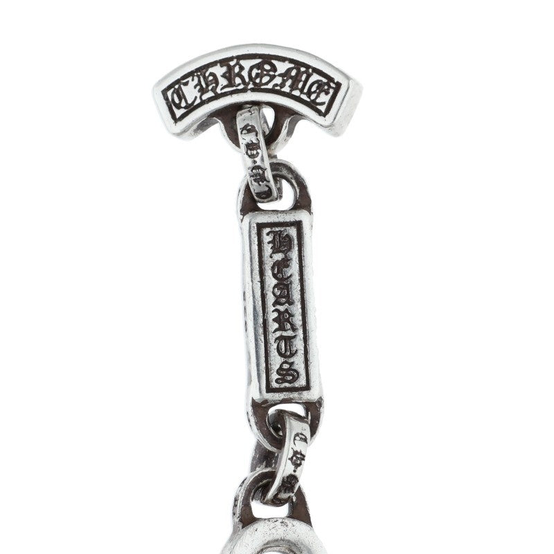 Chrome Hearts PAPER E CHAIN Silver Bracelet Size 8 Inch