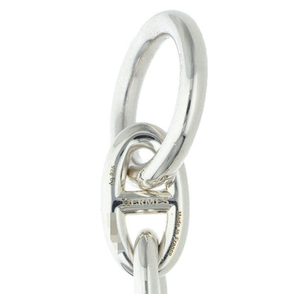 HERMES Chaine d'Ancre GM Silver Bracelet Size 13LINK