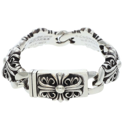 Chrome Hearts KEEPER LINK Silver Bracelet Size 4LINK
