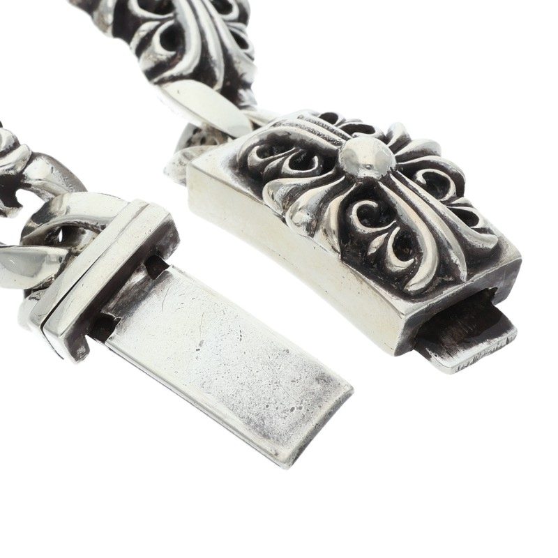 Chrome Hearts KEEPER LINK Silver Bracelet Size 4LINK