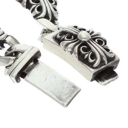 Chrome Hearts KEEPER LINK Silver Bracelet Size 4LINK