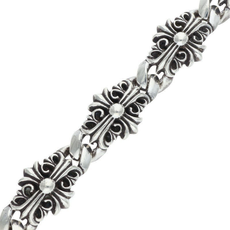 Chrome Hearts KEEPER LINK Silver Bracelet Size 4LINK