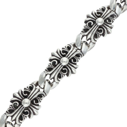 Chrome Hearts KEEPER LINK Silver Bracelet Size 4LINK
