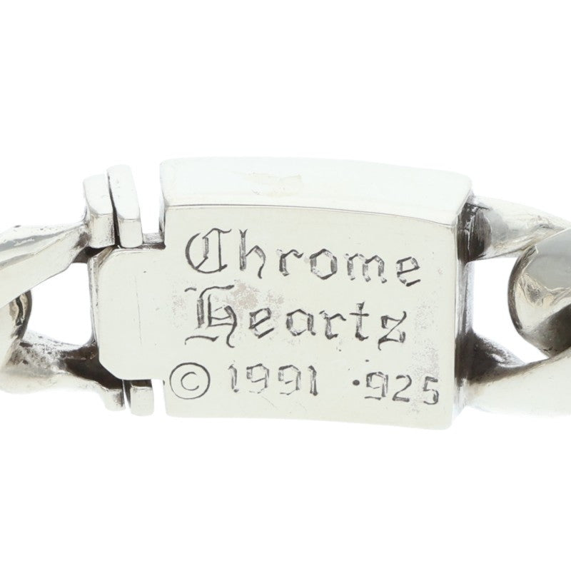 Chrome Hearts Crow Link Old Silver Bracelet Size 6LINK