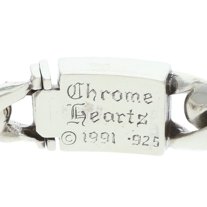 Chrome Hearts Crow Link Old Silver Bracelet Size 6LINK