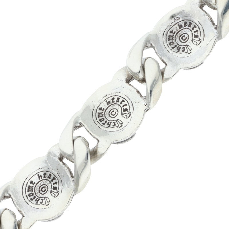 Chrome Hearts Crow Link Old Silver Bracelet Size 6LINK