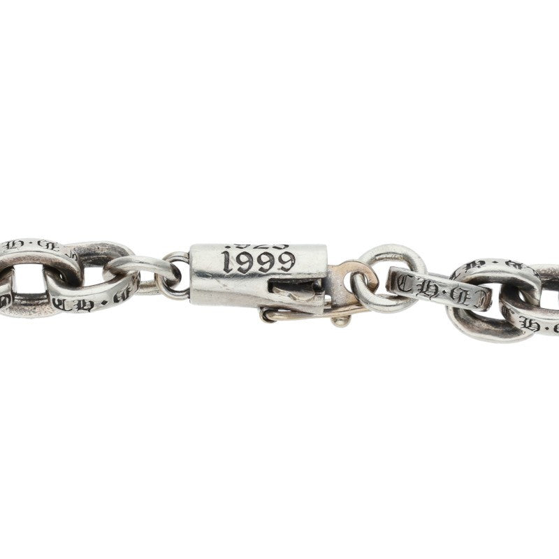 Chrome Hearts Paper Chain Bracelet Silver Size 7 Inch