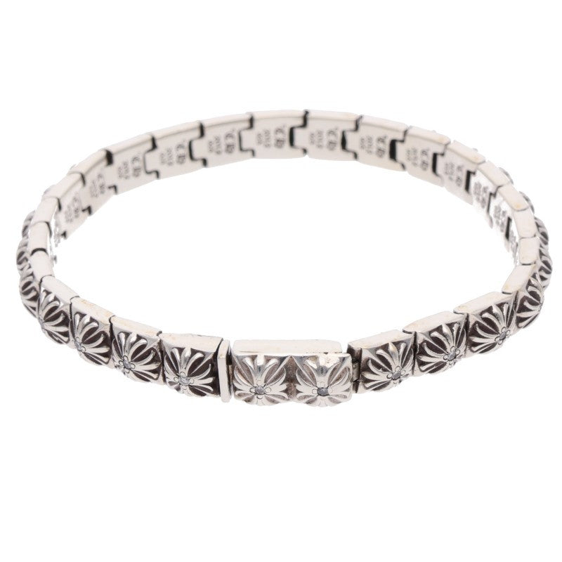 Chrome Hearts 925 Pave Diamond Link Bracelet Size 25LINK