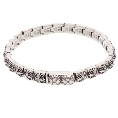 Chrome Hearts 925 Pave Diamond Link Bracelet Size 25LINK