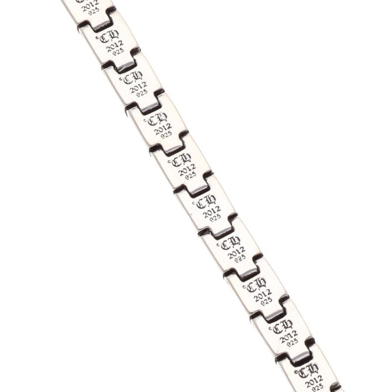 Chrome Hearts 925 Pave Diamond Link Bracelet Size 25LINK
