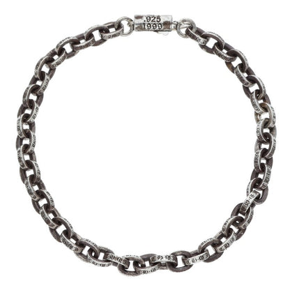 Chrome Hearts Paper Chain Silver Bracelet Size 7 Inch