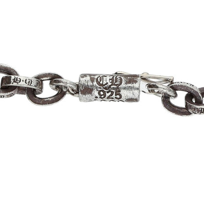 Chrome Hearts Paper Chain Silver Bracelet Size 7 Inch