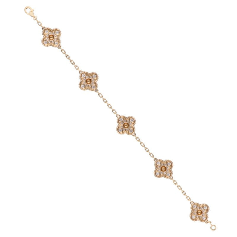 VANCLEEF & ARPELS 18K Yellow Gold 5P Bracelet