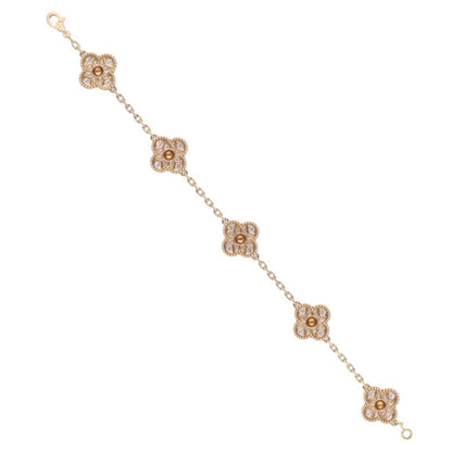 VANCLEEF & ARPELS 18K Yellow Gold 5P Bracelet
