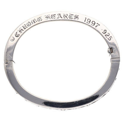 Chrome Hearts Narrow V BS Fleur Pave Diamond Bracelet