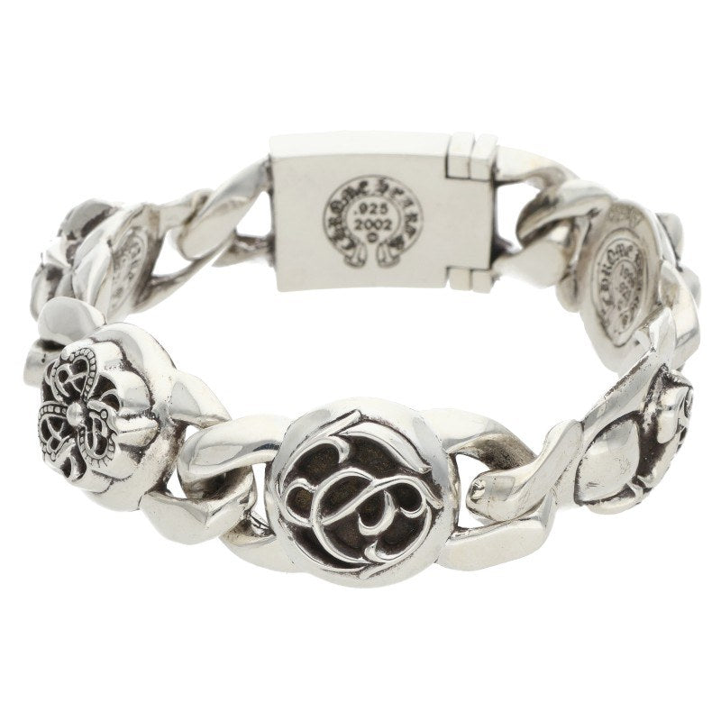 Chrome Hearts MULTI LINK Silver Bracelet Size 5LINK
