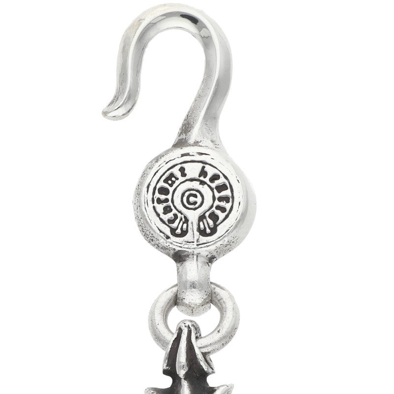 Chrome Hearts CO CH PLUS Cut Out Silver Bracelet Size 9LINK