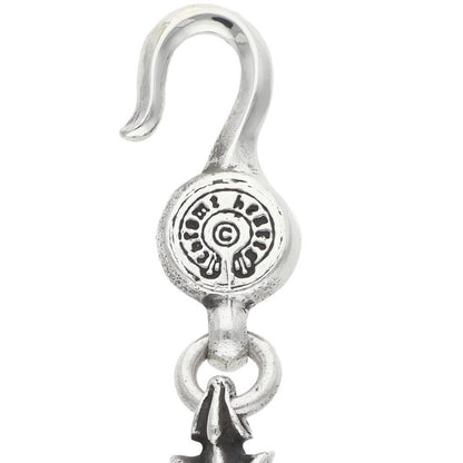 Chrome Hearts CO CH PLUS Cut Out Silver Bracelet Size 9LINK