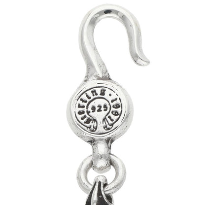 Chrome Hearts CO CH PLUS Cut Out Silver Bracelet Size 9LINK