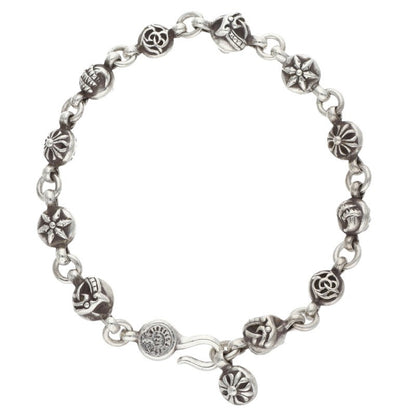 Chrome Hearts #1 Multi Ball Silver Bracelet
