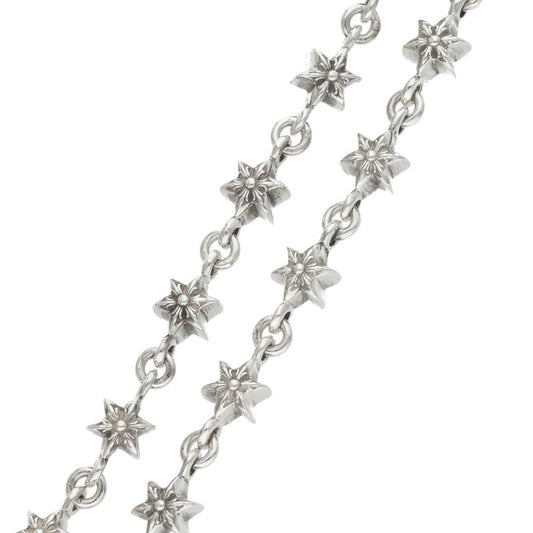 Chrome Hearts CHN TNY STAR Silver Bracelet Size 15LINK