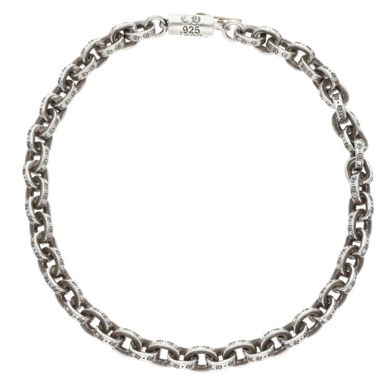 Chrome Hearts Paper Chain Silver Bracelet Size 8 Inch
