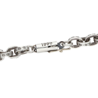Chrome Hearts Paper Chain Silver Bracelet Size 8 Inch