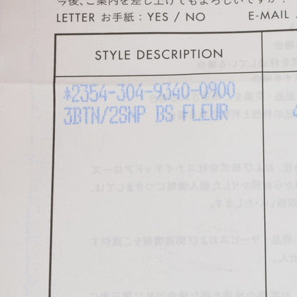 Chrome Hearts 3BTN 2SNP BS Fleur Leather Bracelet