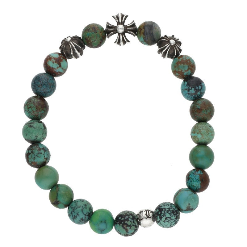 Chrome Hearts 8mm Blue Bead Bracelet