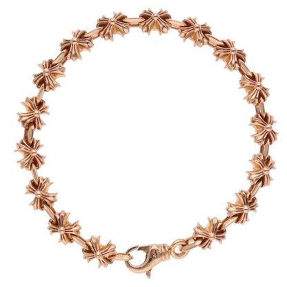 Chrome Hearts 22K CH X Link Gold Bracelet Size 16LINK