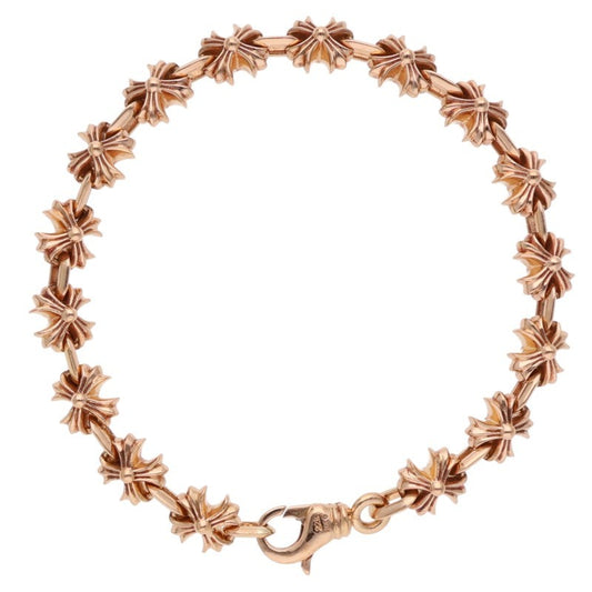 Chrome Hearts 22K CH X Link Gold Bracelet Size 16LINK