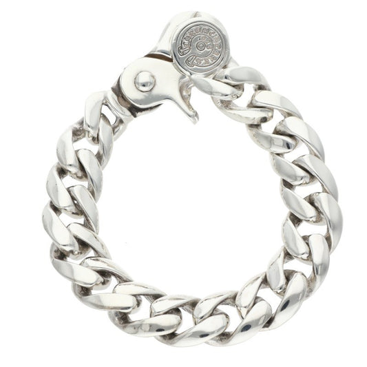 Chrome Hearts CLSC CHN LNK Silver Bracelet Size 15LINK