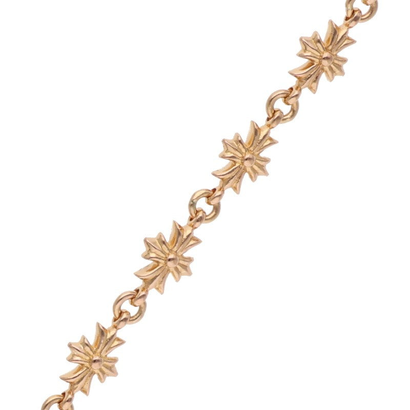 Chrome Hearts 22K Tiny ECH Plus Gold Bracelet Size 11LINK