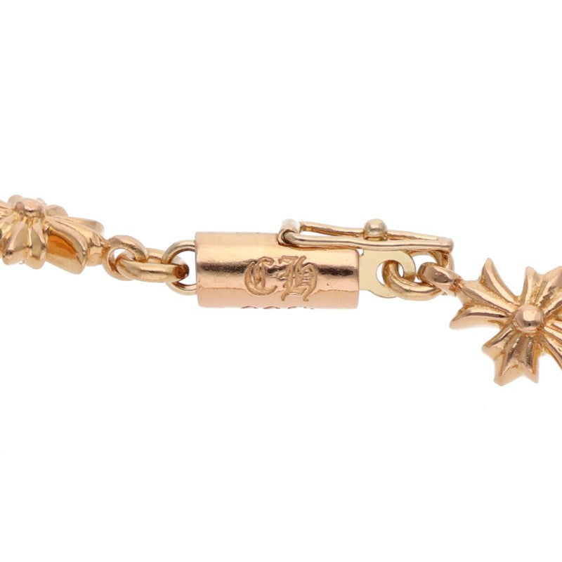 Chrome Hearts 22K Tiny ECH Plus Gold Bracelet Size 11LINK