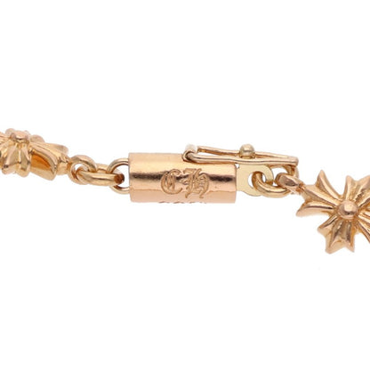 Chrome Hearts 22K Tiny ECH Plus Gold Bracelet Size 11LINK