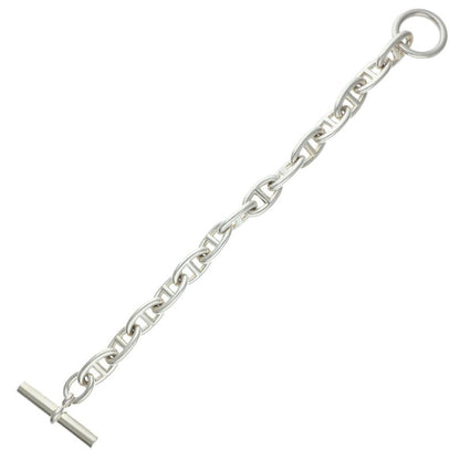 HERMES Chaine d'Ancre GM Silver Bracelet Size 14LINK