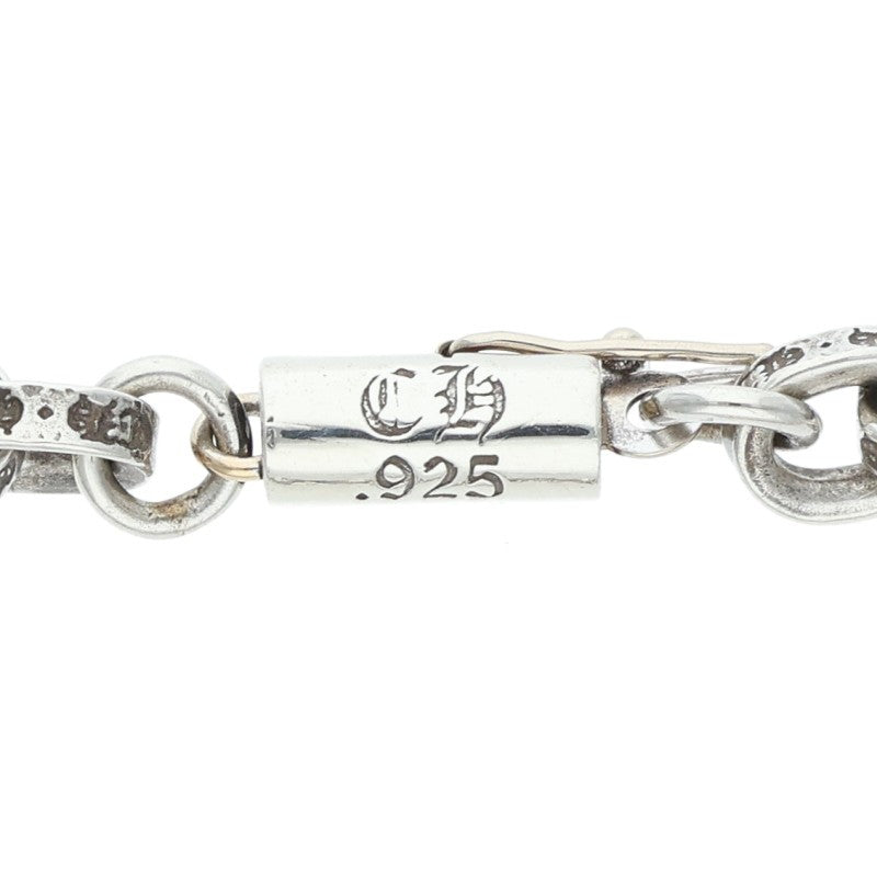 Chrome Hearts Paper Chain Silver Bracelet Size 7 Inch
