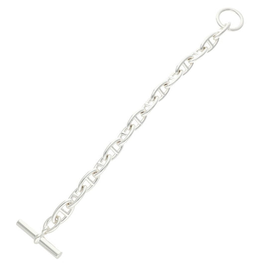 HERMES Chaine d'Ancre GM Silver Bracelet Size 14LINK