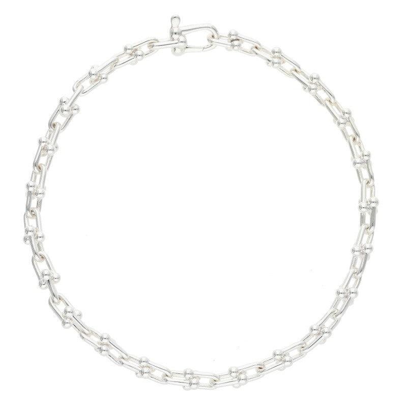 TIFFANY&Co. HardWear Micro Link Silver Bracelet Size M