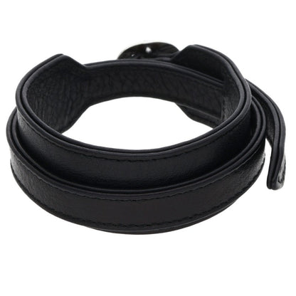 Chrome Hearts RR TINY BUCKLE Rock Leather Bracelet Size 2