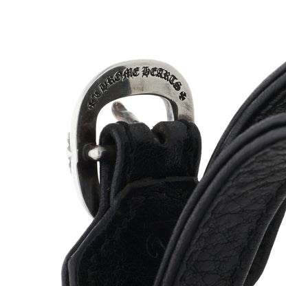 Chrome Hearts RR TINY BUCKLE Rock Leather Bracelet Size 2