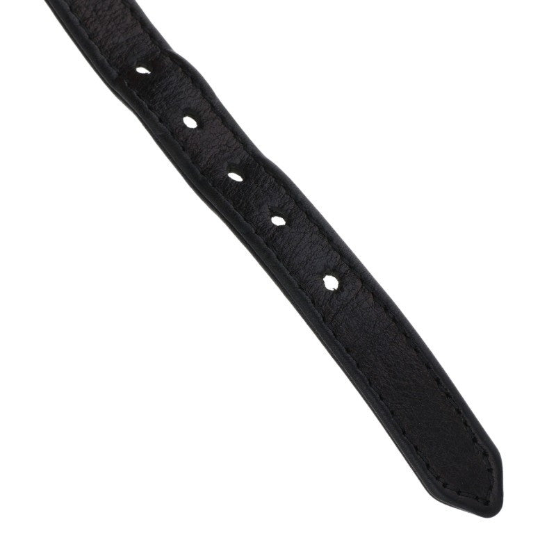 Chrome Hearts RR TINY BUCKLE Rock Leather Bracelet Size 2
