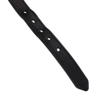 Chrome Hearts RR TINY BUCKLE Rock Leather Bracelet Size 2