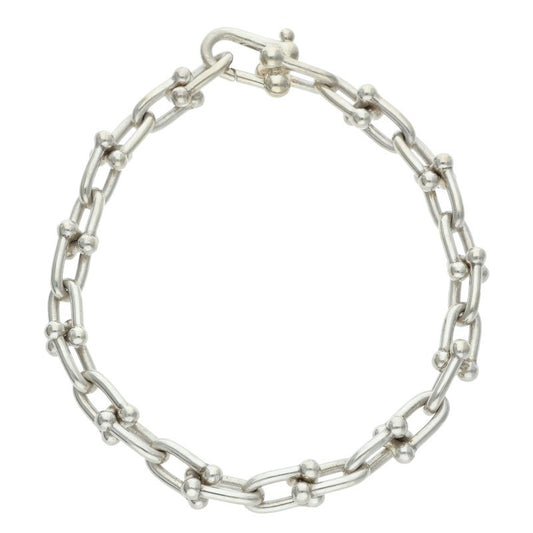 TIFFANY&Co. HardWear Small Link Silver Bracelet Size S