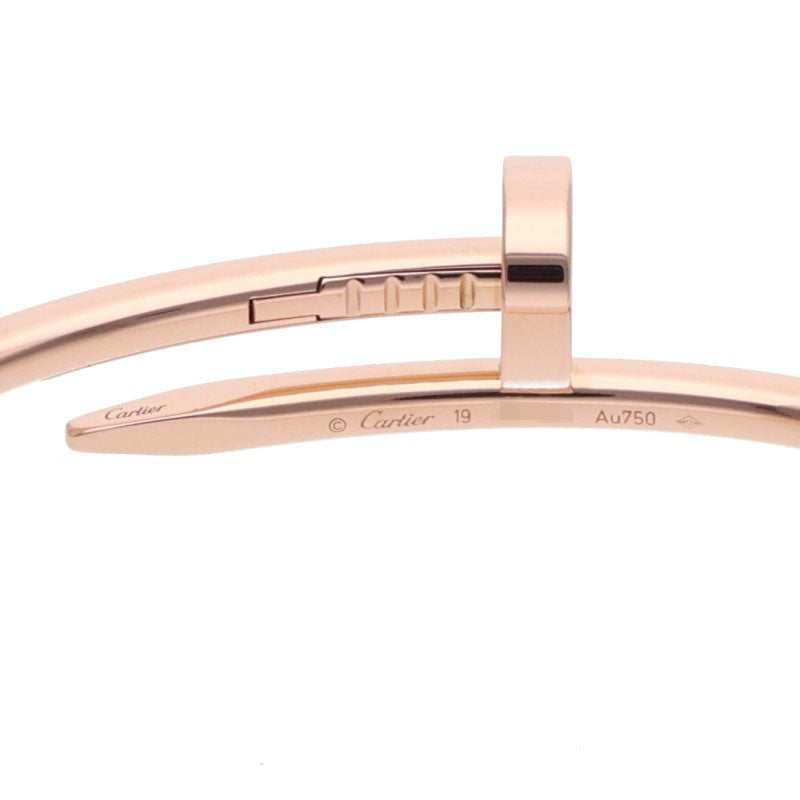 Cartier New Model Juste Un Clou 18K Gold Bracelet Size 19