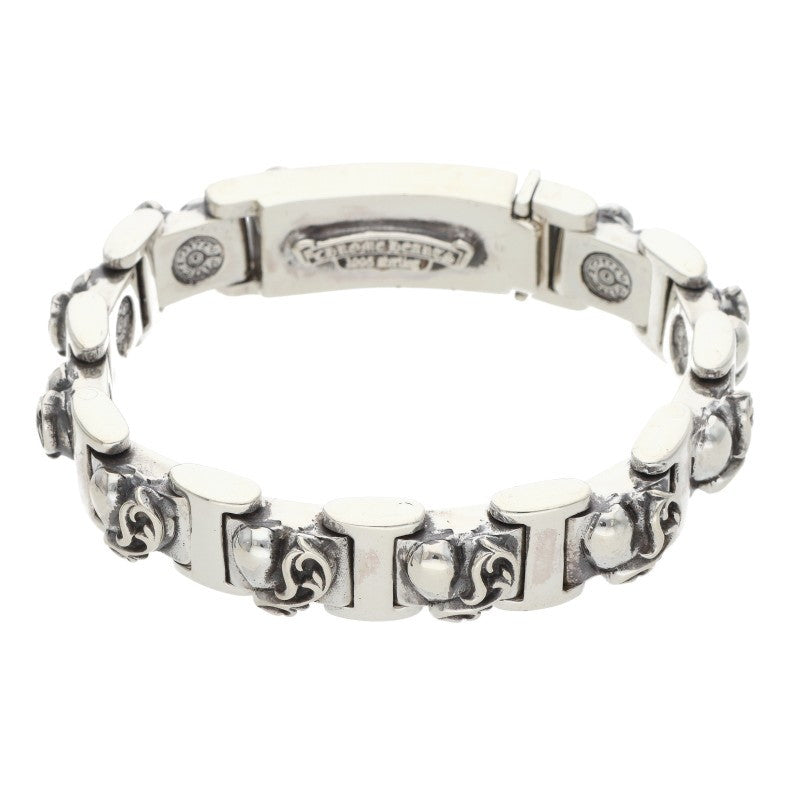 Chrome Hearts I LINK I Heart Silver Bracelet Size 10LINK