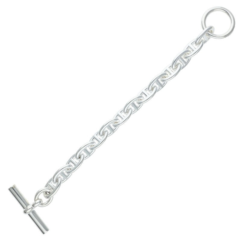 HERMES Chaine d'Ancre PM Silver Bracelet Size 14LINK