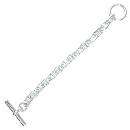 HERMES Chaine d'Ancre PM Silver Bracelet Size 14LINK