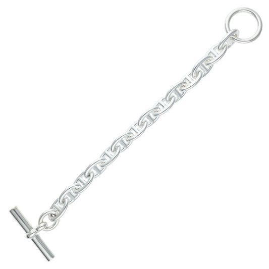 HERMES Chaine d'Ancre PM Silver Bracelet Size 14LINK