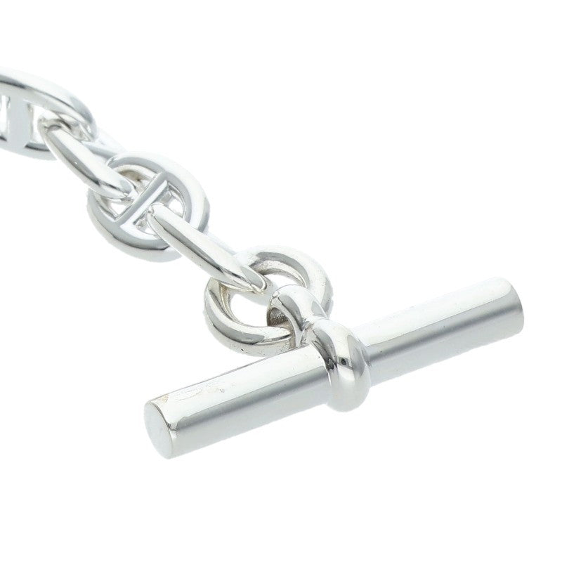 HERMES Chaine d'Ancre PM Silver Bracelet Size 14LINK